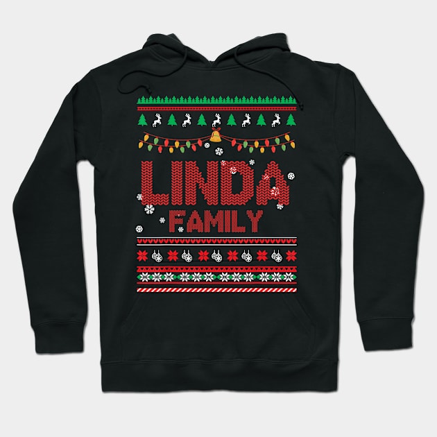 Linda Family Christmas, Name Xmas , Merry Christmas, Name , Birthday, Middle name Hoodie by sketchraging